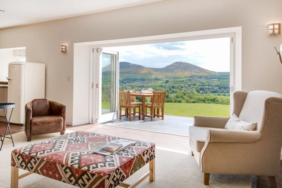 Smiddy - sitting room and view