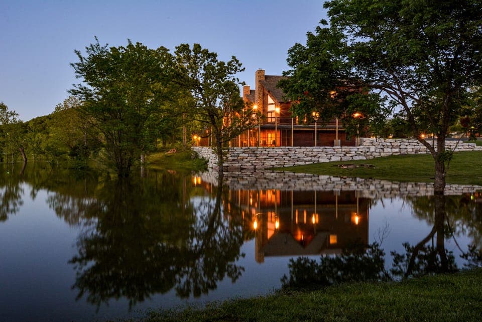 A view of our gorgeous lodge!