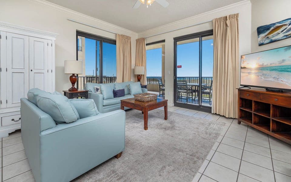 Phoenix X 117, Orange Beach, Alabama, beach front, 3 bedroom 3 bath condominium on the ground floor