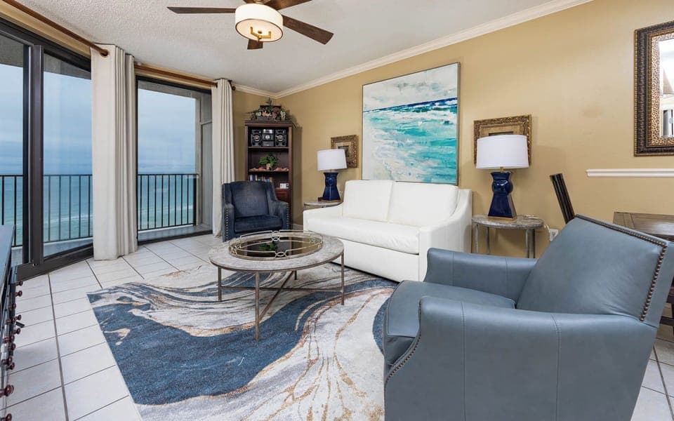Phoenix X 716 Orange Beach, Alabama, gulf front, 2 bedroom condominium on the 7th floor