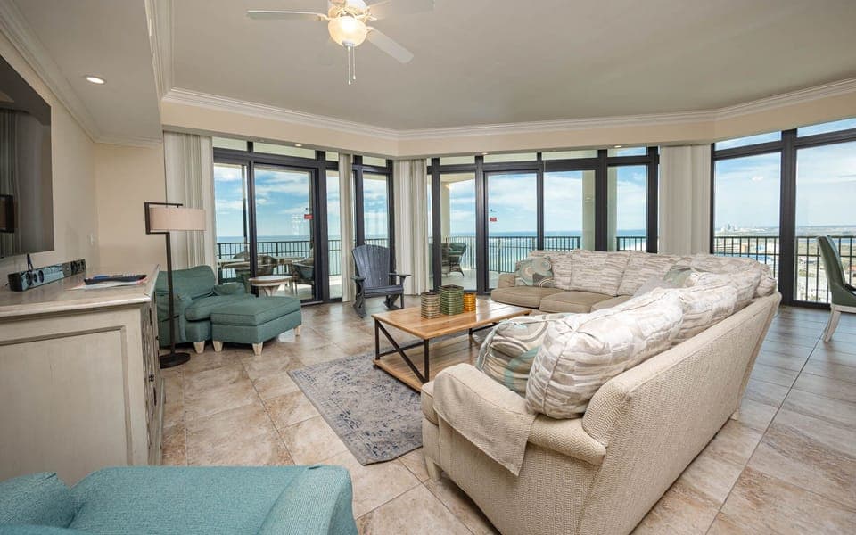The Oasis 1801 Orange Beach, Alabama, beach front, 4 bedroom condominium