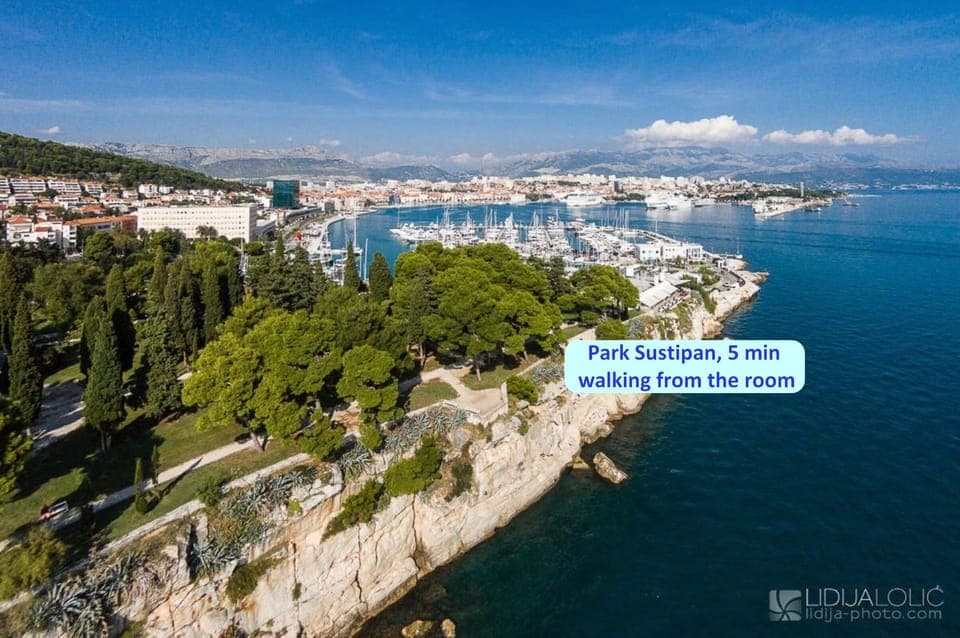 Park Sustipan, 5 min walking from the room
