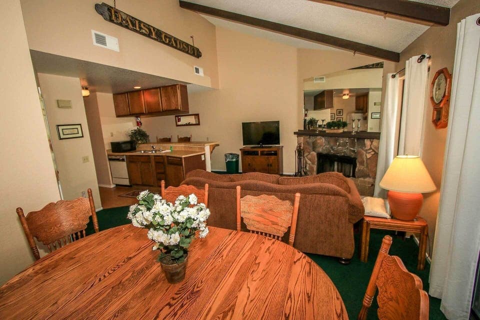 View Of Living Room From Dining Area