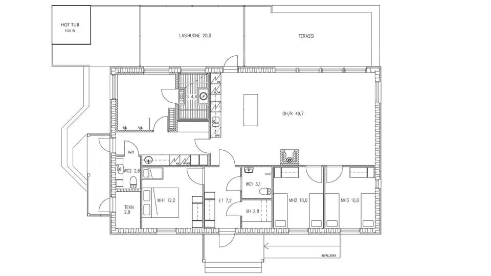 blueprint of the house