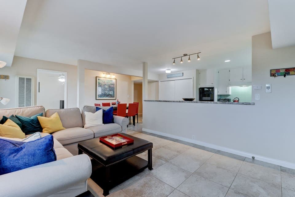 Open floor plan with Great Room, Dining Area and Kitchen