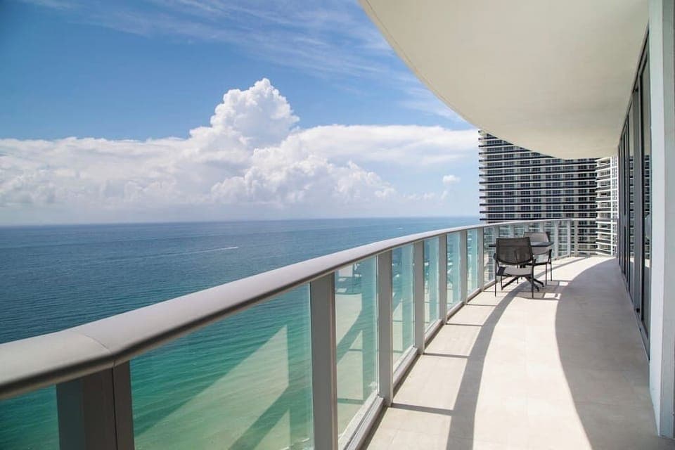 Ocean View from Balcony