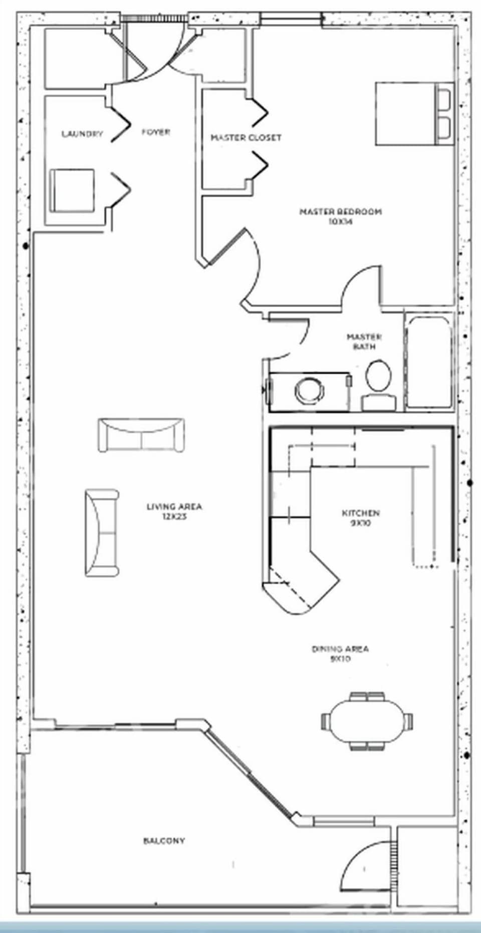 Explore the open layout featuring a spacious living area, dining space, and a functional kitchen for your comfort