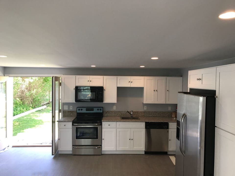 Kitchen (French Doors to Patio/Backyard)