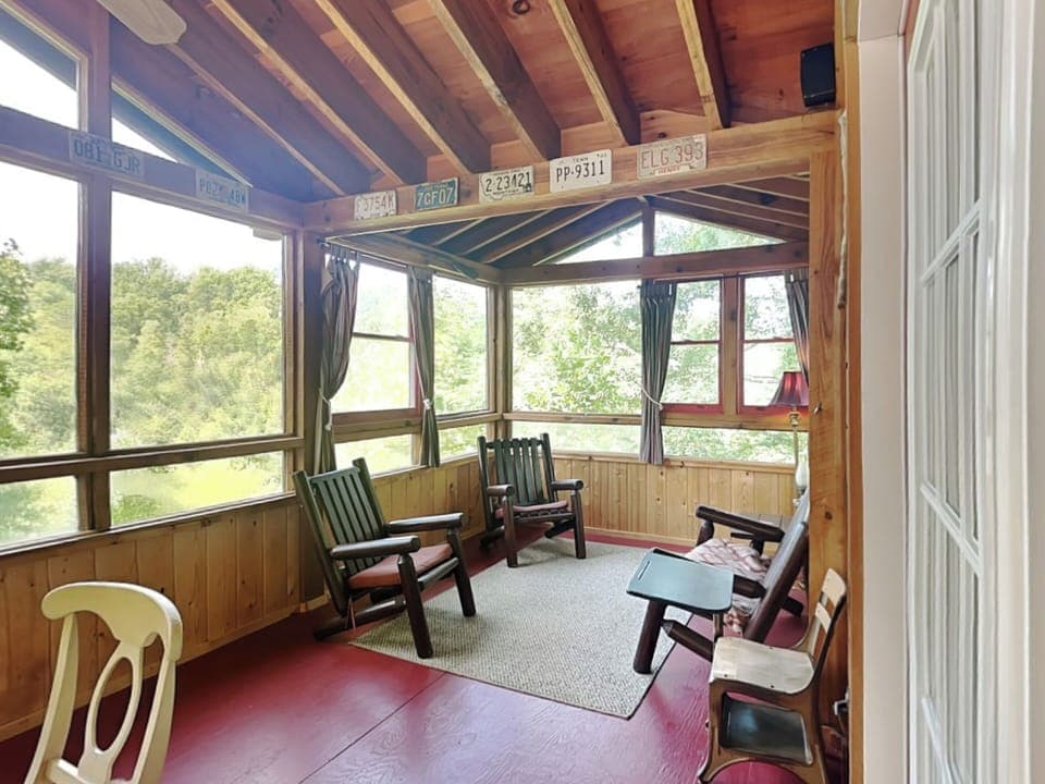 Sunroom with a view