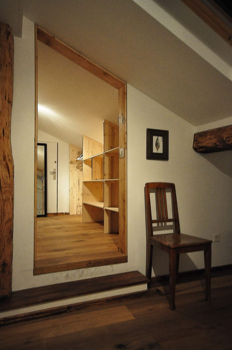 Master bedroom walk in wardrobe.  