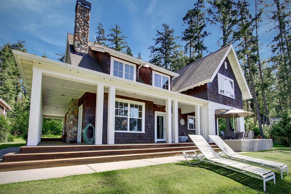 Wrap around deck - perfect for enjoying the summer evenings.