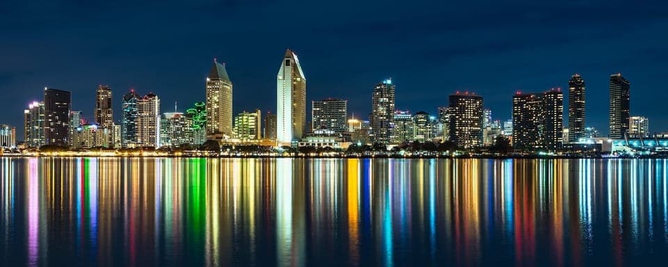 Nearby bayview of downtown San Diego!