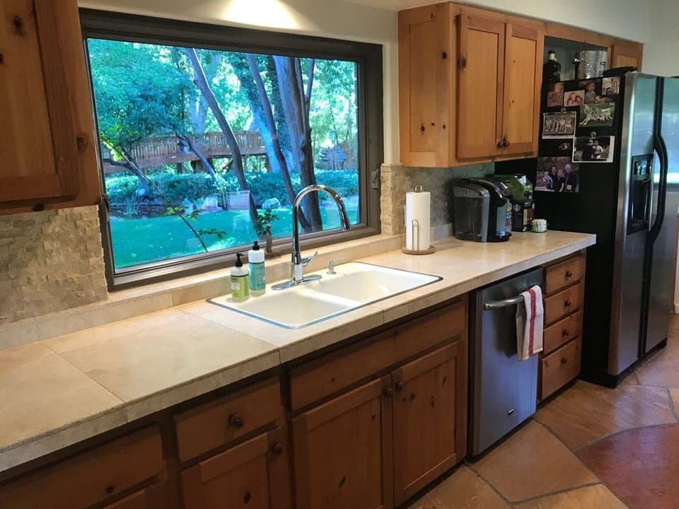 Fully stocked kitchen
