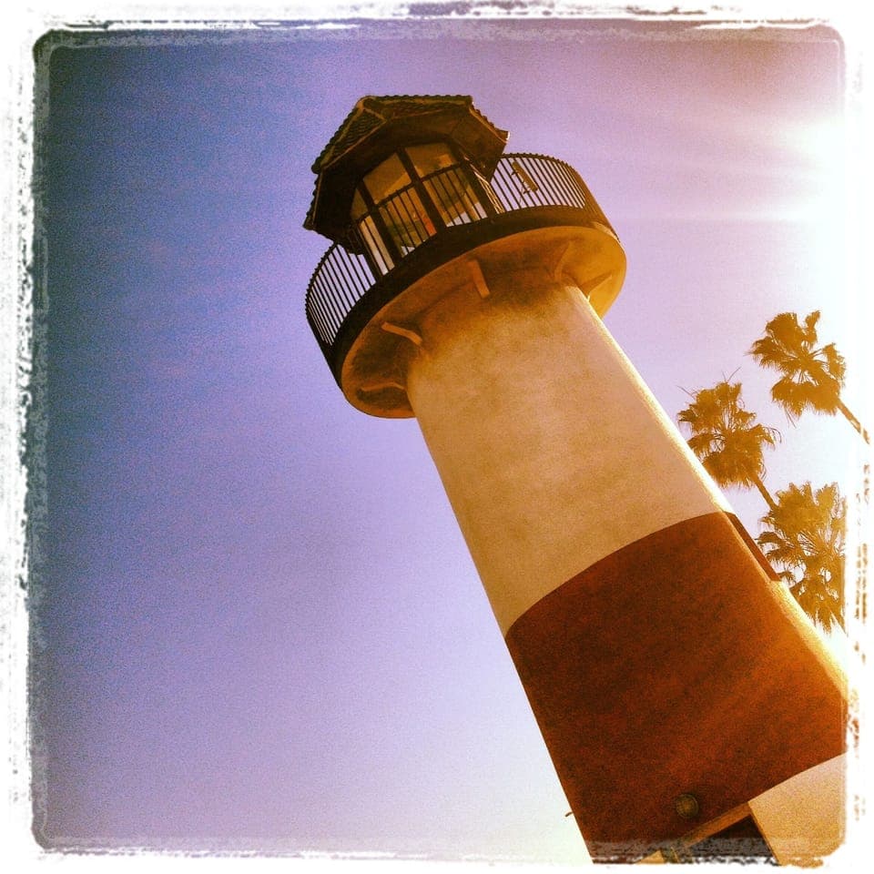 Functioning Harbor lighthouse