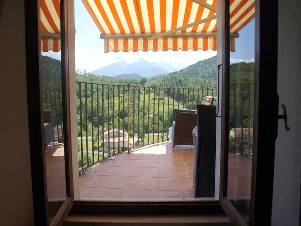 Our fabulous patio with the amazing view