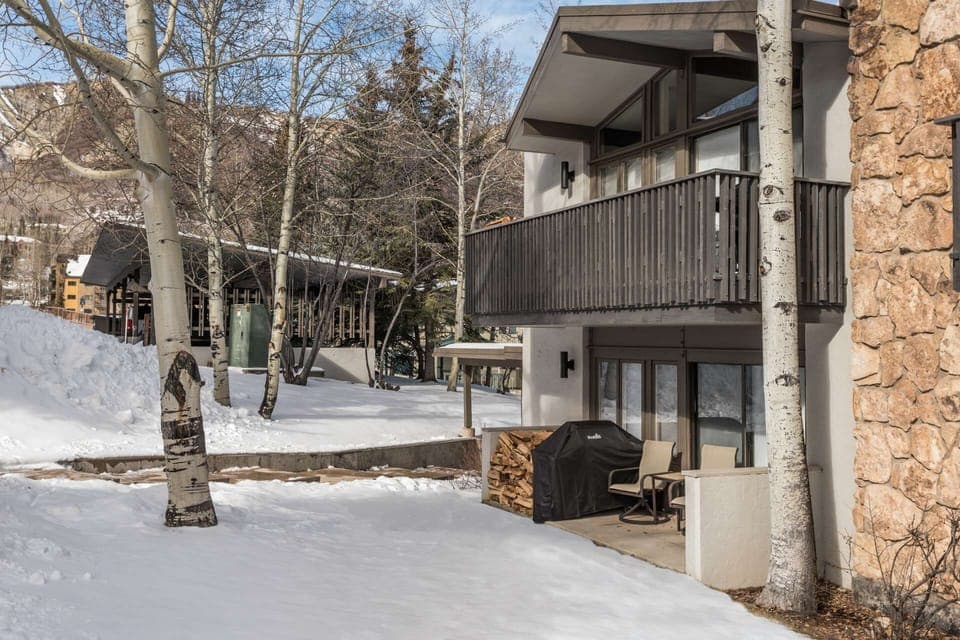 Walk to the Base Village for a snack or enjoy a snack on your patio overlooking Snowmass and the outdoor pool