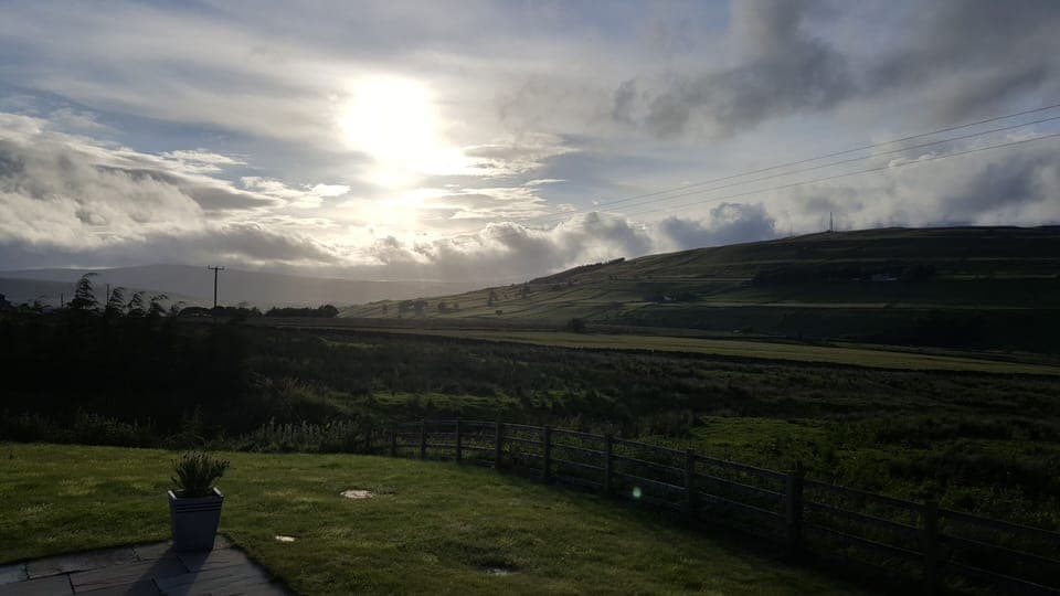 Evening sky taken from Owl Retreat