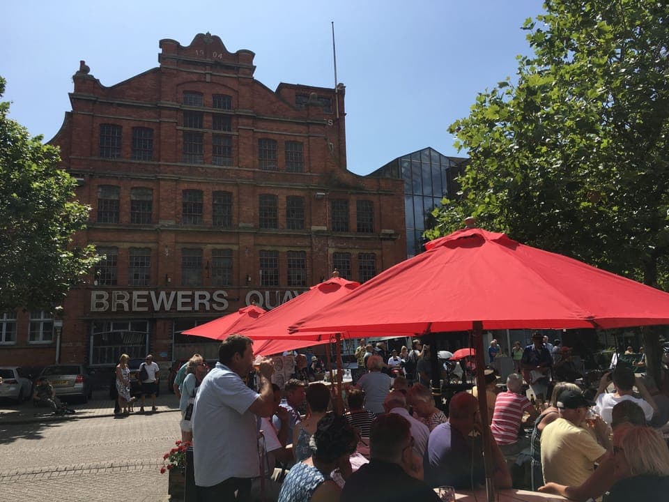 Brewers Quay, just across the harbour