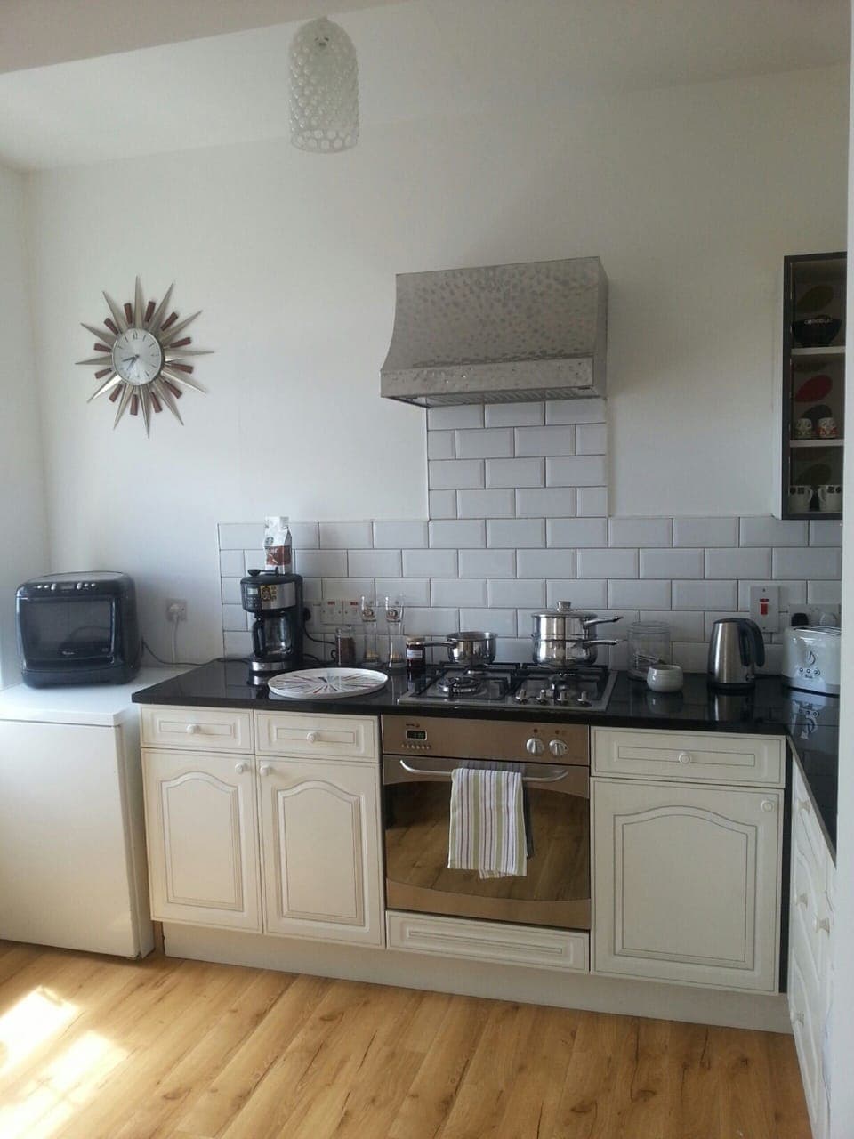 open plan kitchen