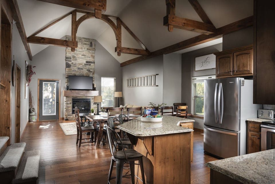 Welcome to BellHaven! Main level entry. Huge open floorplan for large gathering