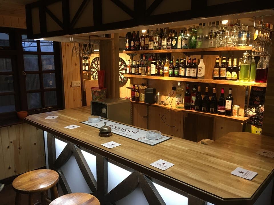 Private, licenced pub onsite.