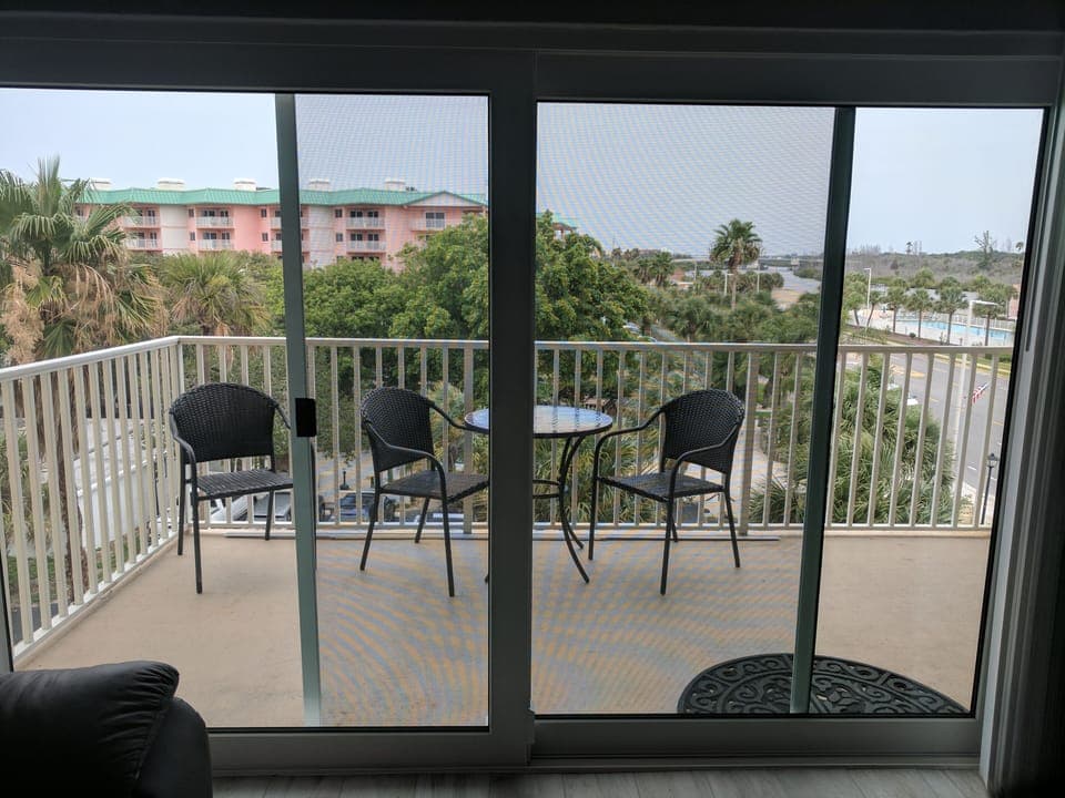 View from living/dining areas