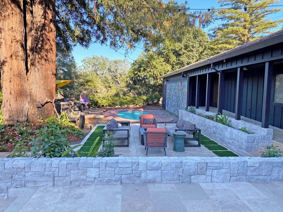 Backyard pool