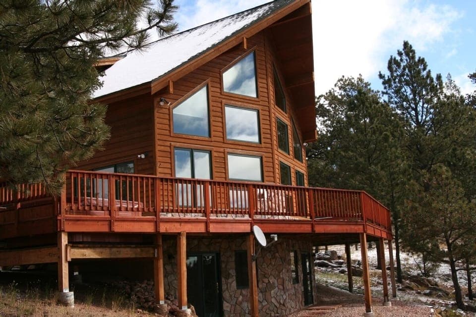 Front of home facing south