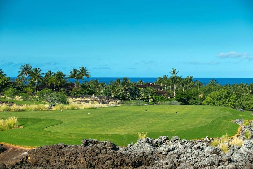 Golf Course and Ocean Views from the Villa 
