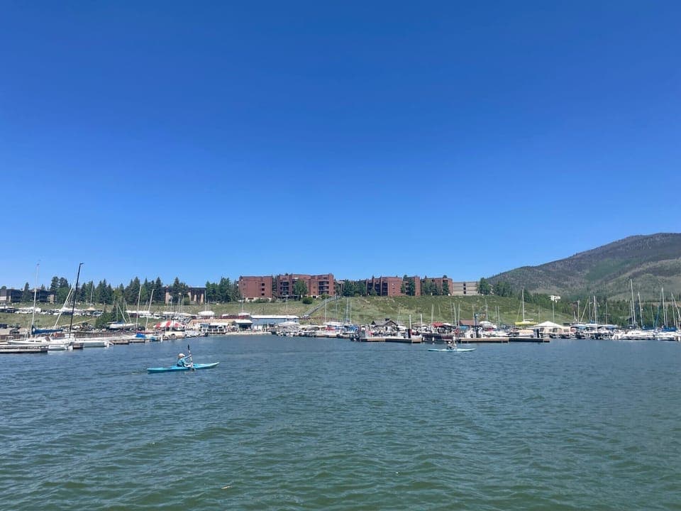 View of the condo from Lake Dillon