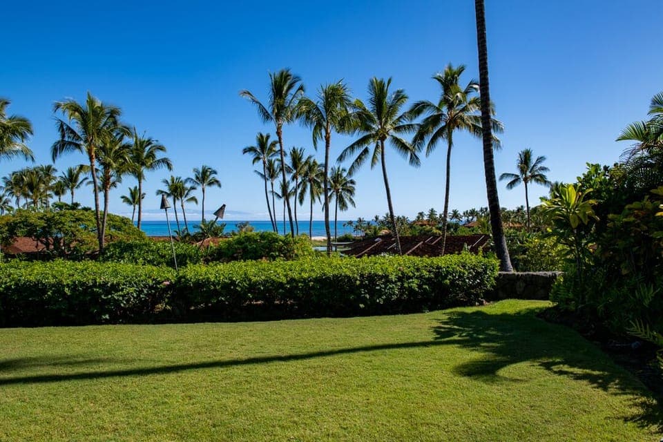 Lawn Area with Ocean Views 