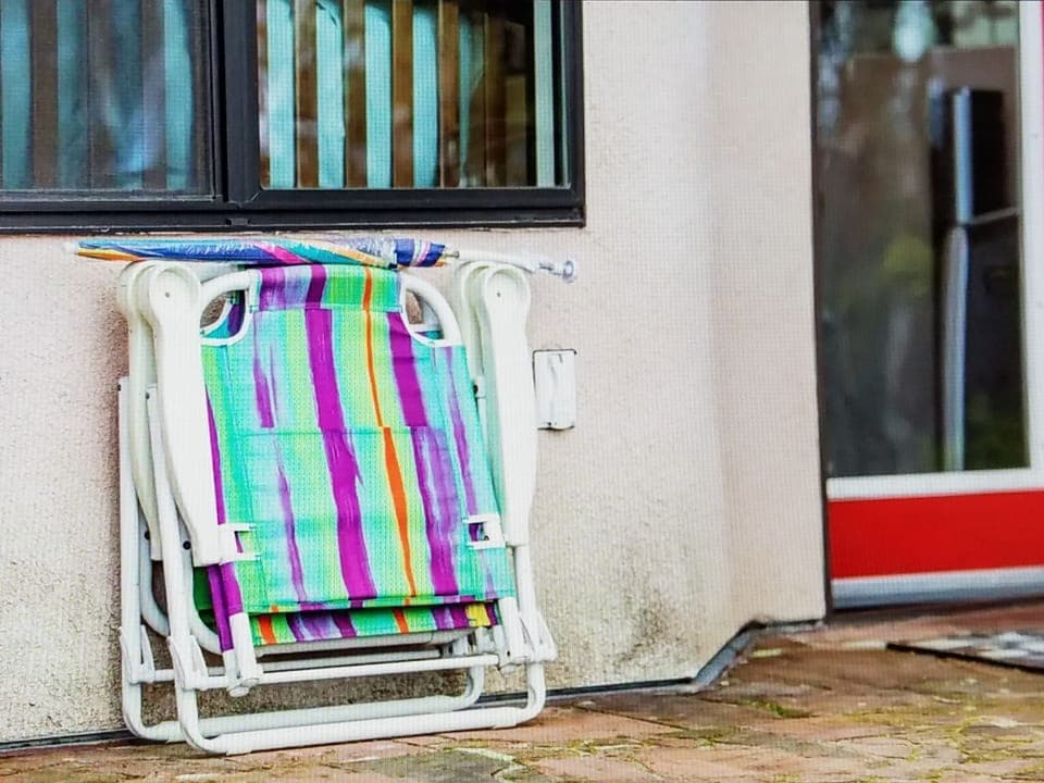 Beach chairs, umbrella, beach towels, cooler bag for picnic, all for your use