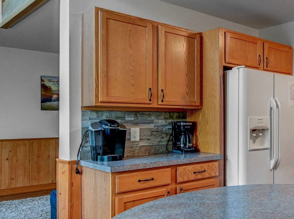 Regular coffee maker and a Keurig