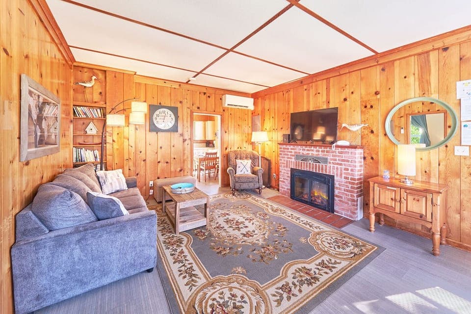 Old Fashion Brick Fireplace - Propane