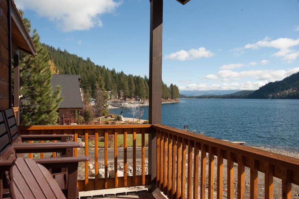 View from the covered balcony - simply stunning