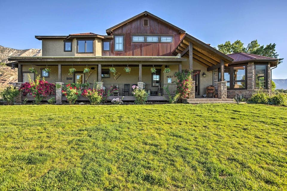 Escape to this oasis on the river to stay at this vacation rental house!