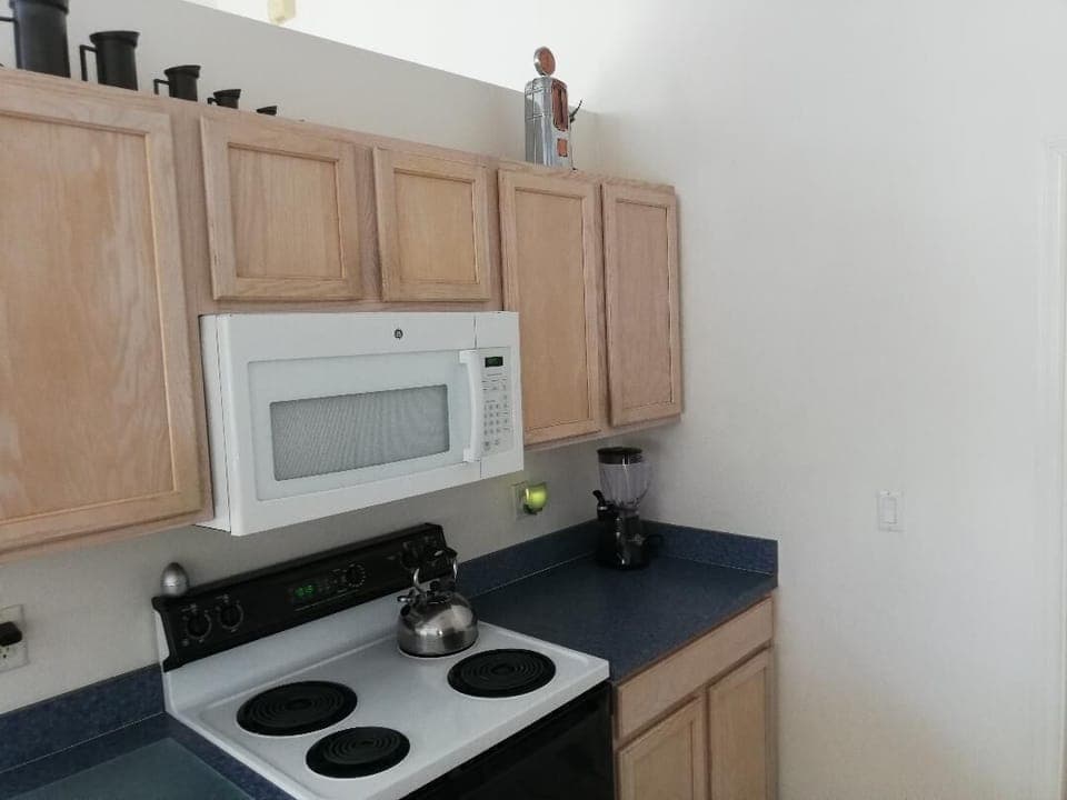 The cooking area