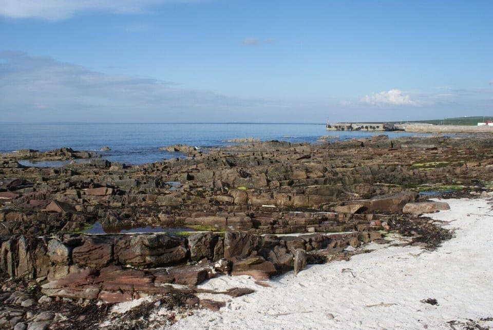 Private Road and Footpath Leads Down to Sea & Beach at John o'Groats