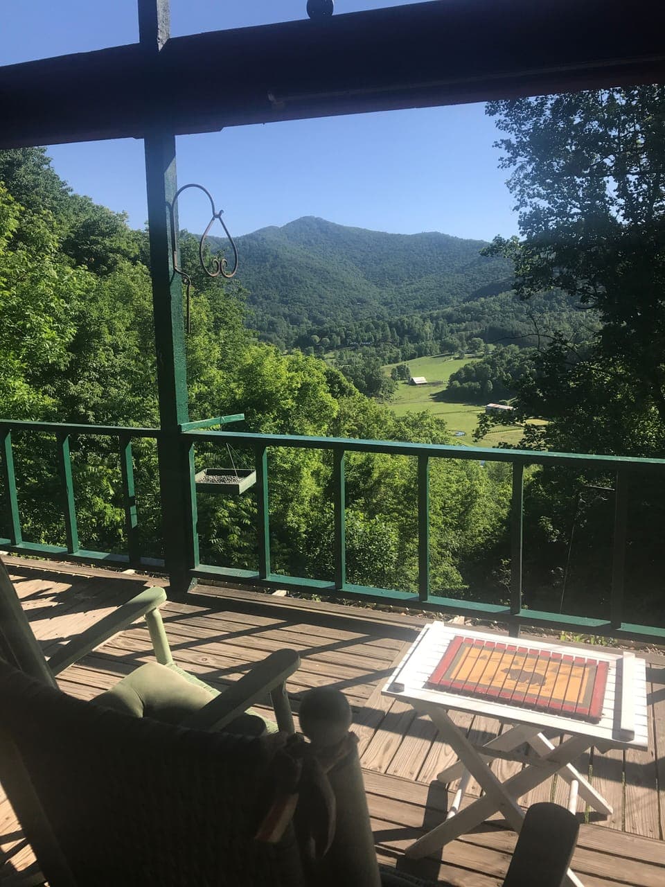 Fabulous from 3400’ high... looking out over the famous view of Mt Pisgah.