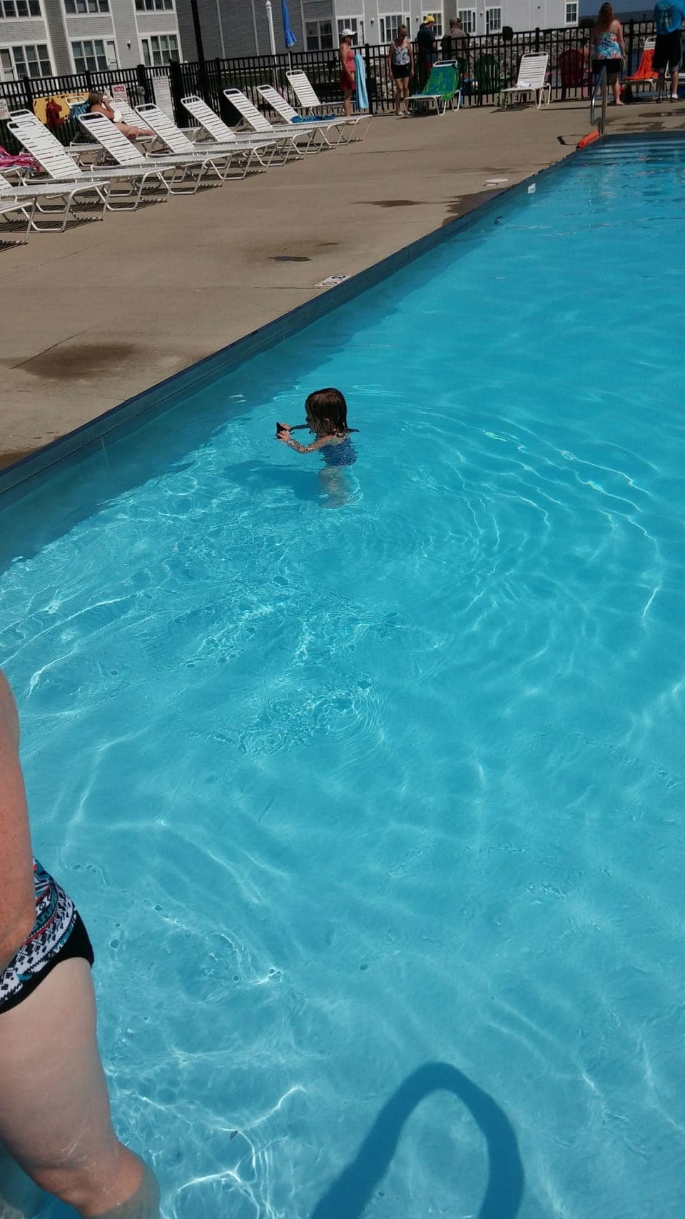 Shallow end of pool