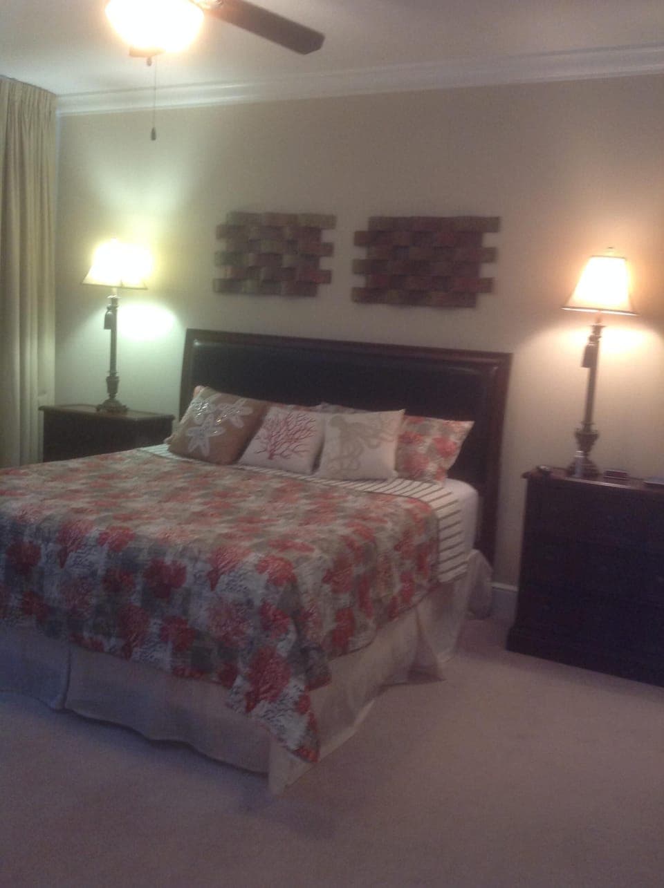 Master Bedroom with gulf view and access to balcony