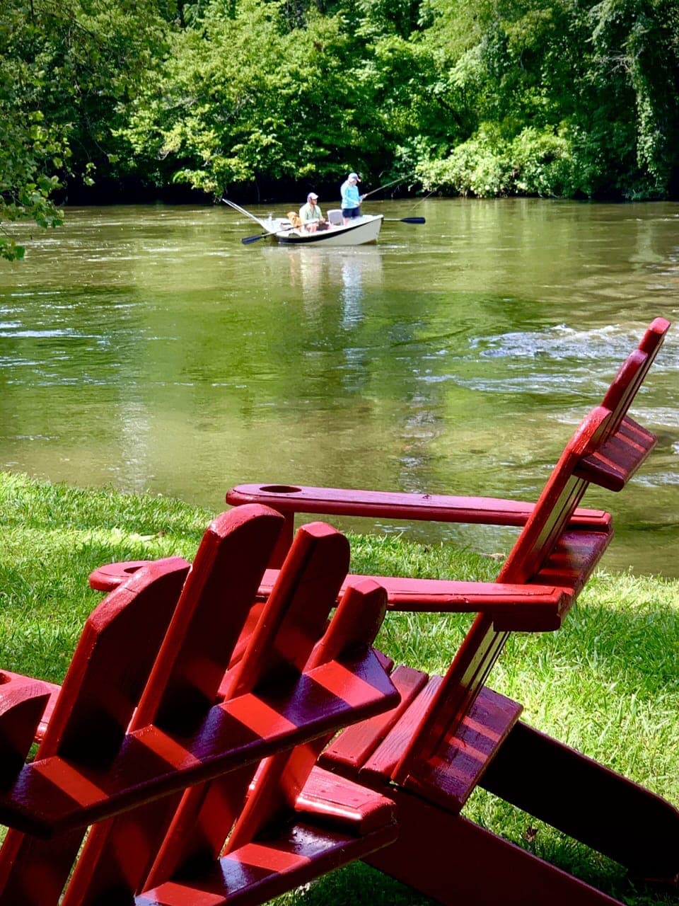 Swim, Raft, or just hang and Float, 
 Off your private back yard. 