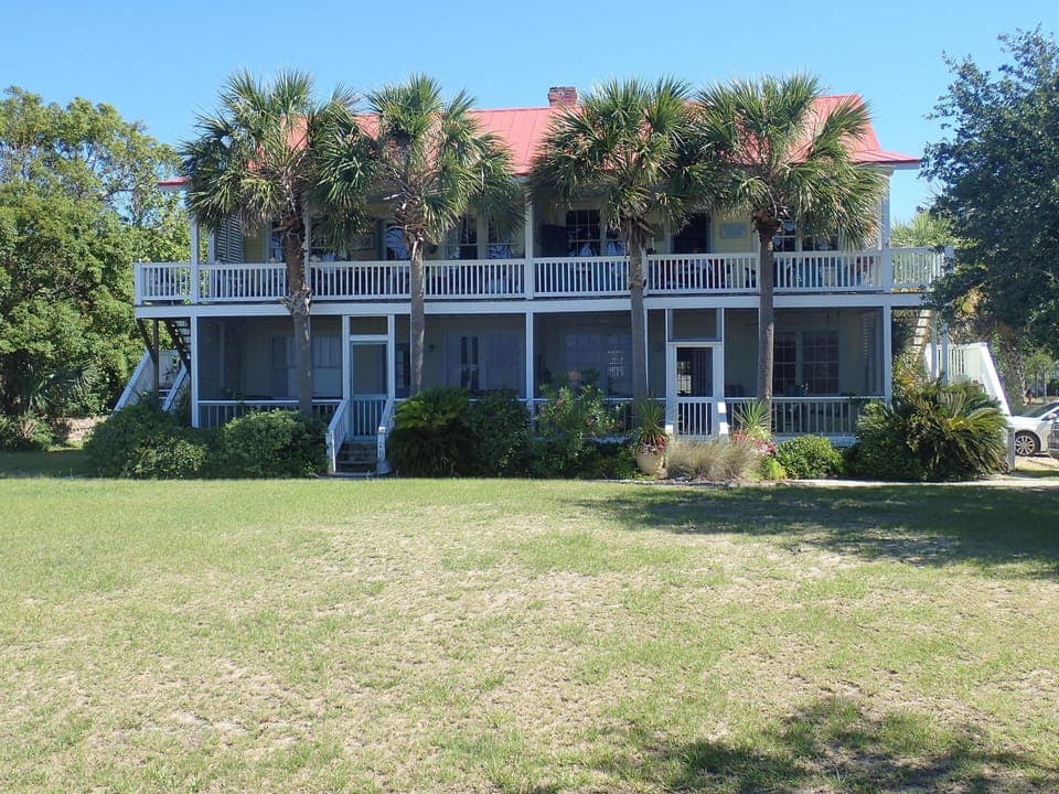 The Condo is One of Four Units in This Circa 1910 Army Nurses Quarters Building.