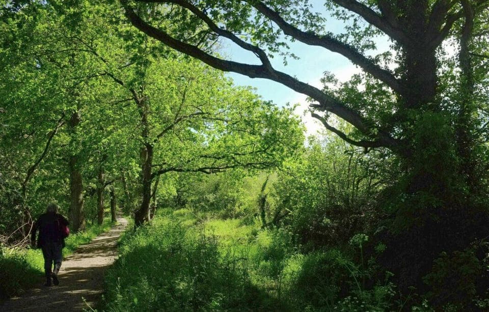 The historic Templar Way runs a few yards away from the property