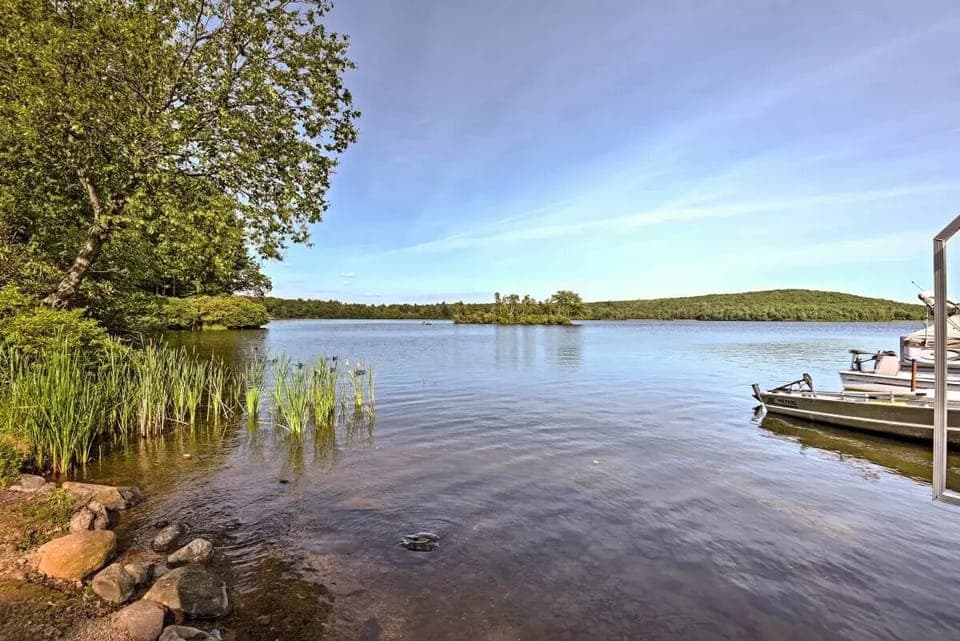 Big Boulder Lake Island