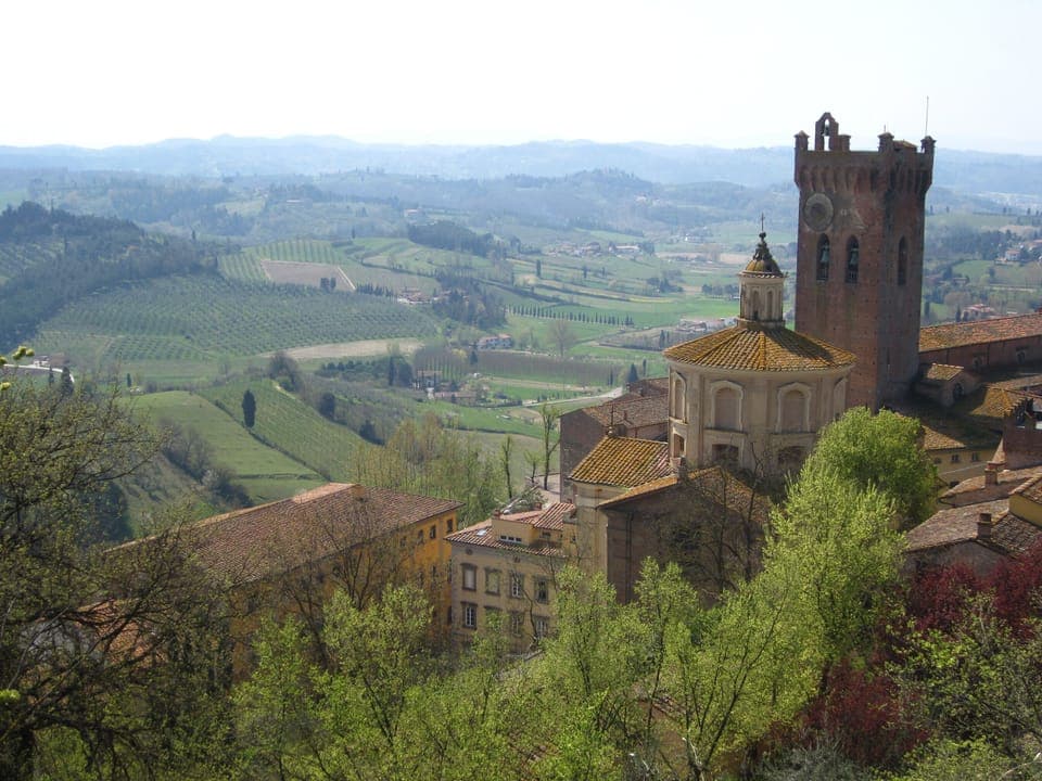 San Miniato is a pleasant hill top village famous for its truffles. 