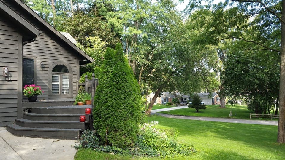 Plenty of outdoor entertaining spaces, with private front and back decks