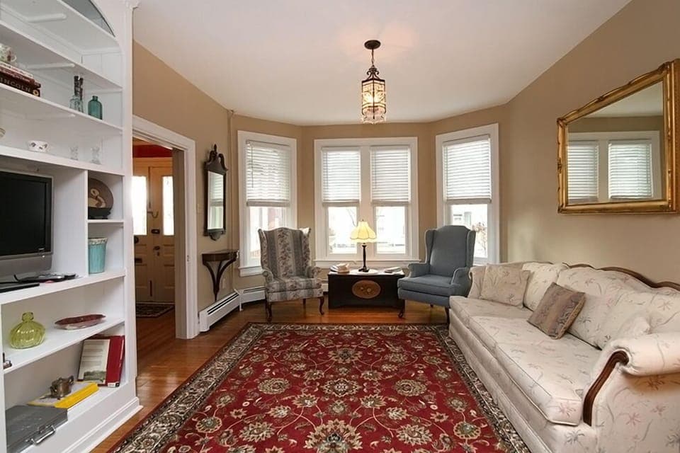 Living room with TV