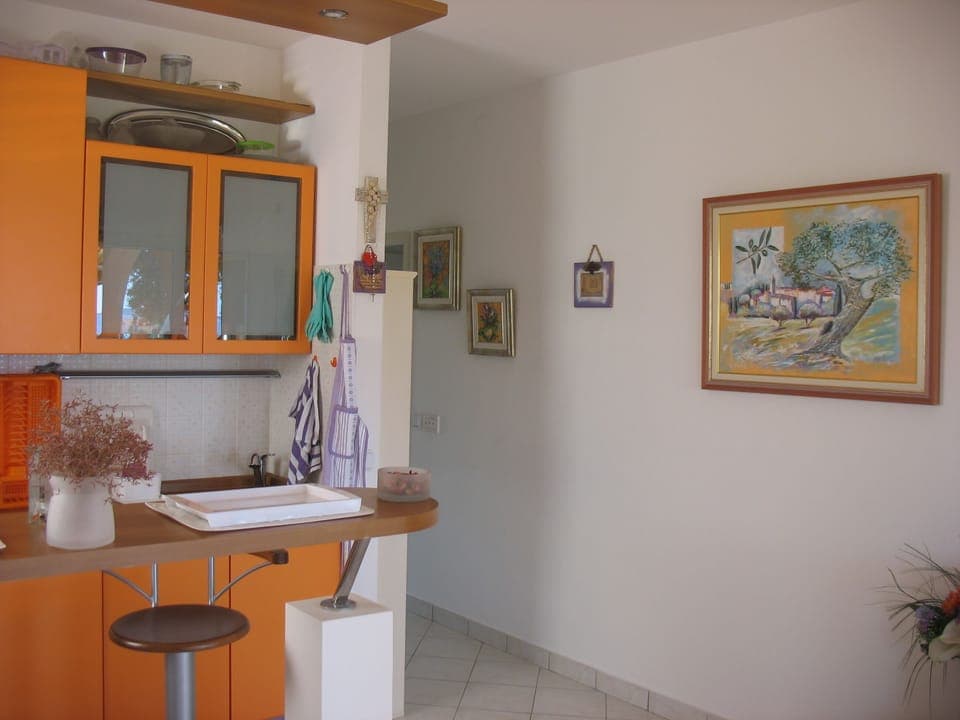 Kitchen and hallway