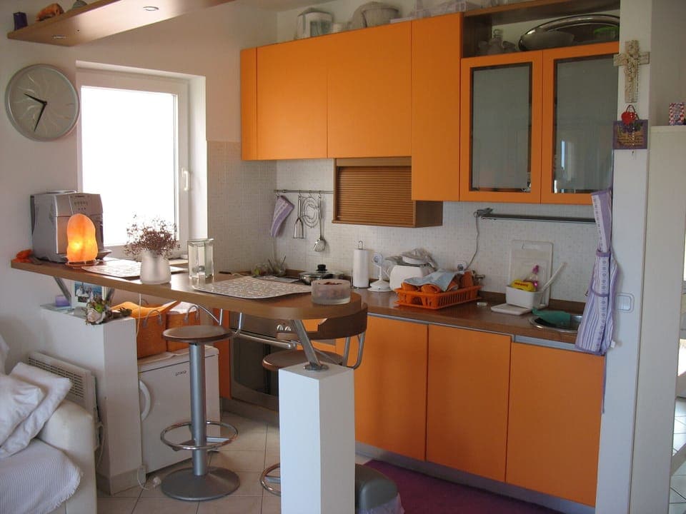 Kitchen and bar